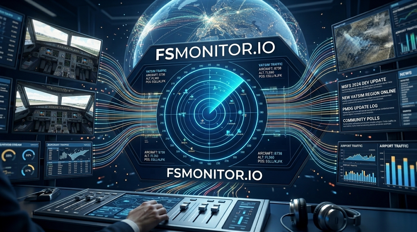 FSMonitor.io: The Flight Sim News Hub Every Simmer Needs in Their Bookmarks